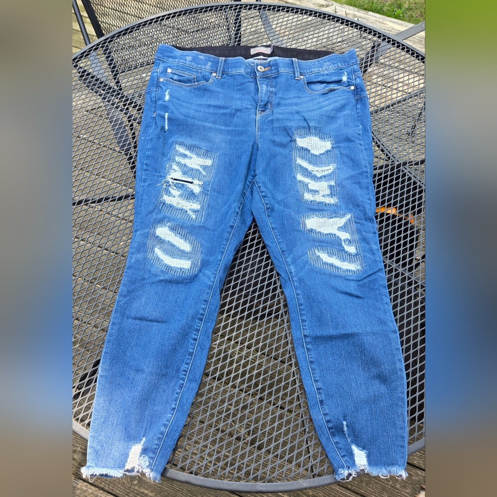 Torrid Blue Skinny Jeans Classic Denim